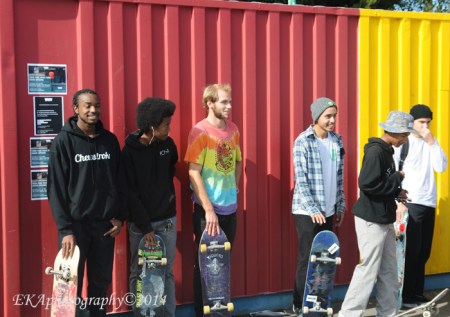 Skaters at Town Park