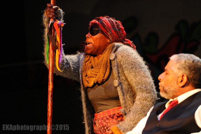 Awele Makeba plays Old Blind Woman