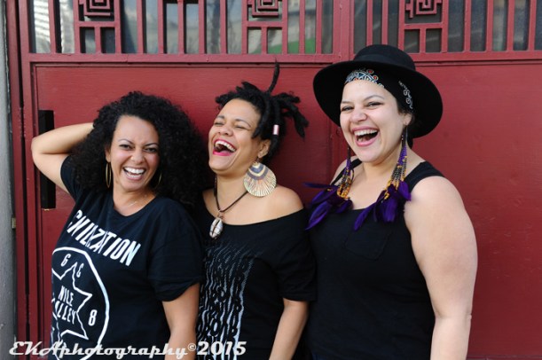 The women of Soulovely: Emancipation, Aima, Lady Ryan.